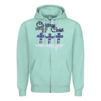 Seafoam Christmas Christ Begins With Zipper Hoodie - Bettercallsaul