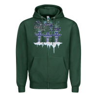 Sports Green Christmas Christ Begins With Zipper Hoodie - Bettercallsaul