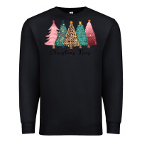 Black christmas trees Premium Sweatshirt - CowGirlArtShop