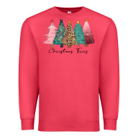 Cardinal christmas trees Premium Sweatshirt - CowGirlArtShop