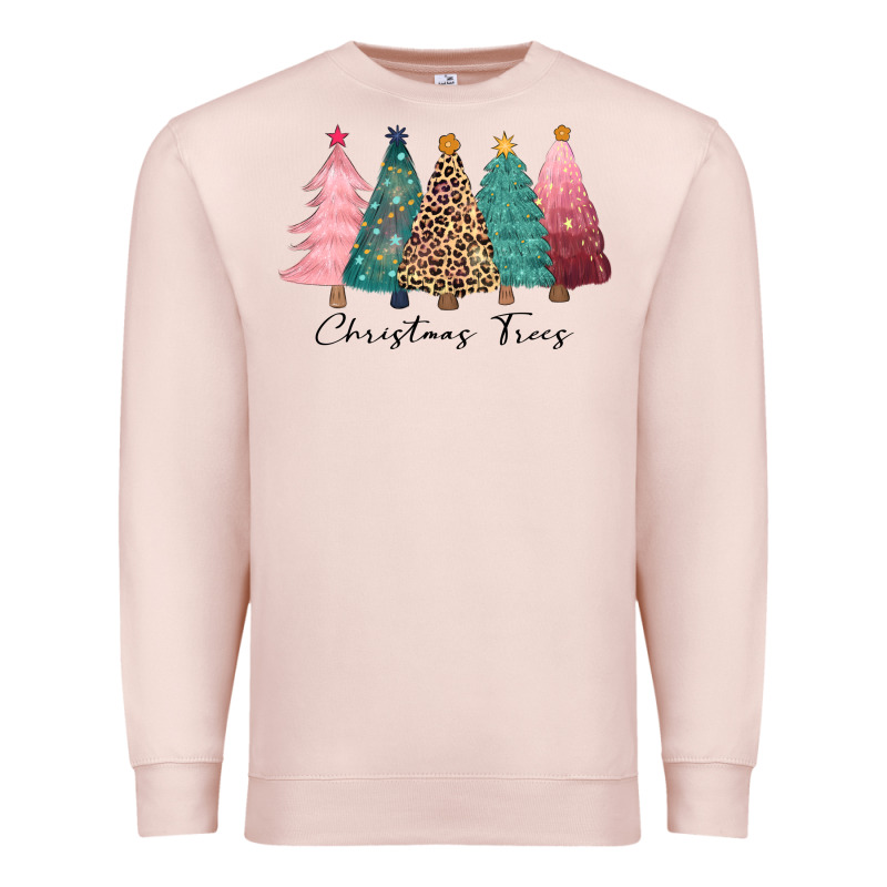 Christmas Trees Premium Sweatshirt by CowGirlArtShop | Teevron