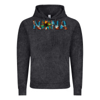 Vintage Black nana cowhide sunflower Vintage Hoodie - Jasminsmagicworld
