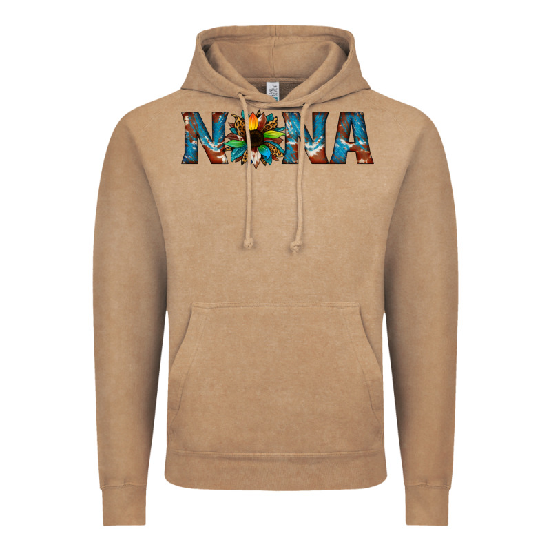 Nana Cowhide Sunflower Vintage Hoodie by Jasminsmagicworld | Teevron
