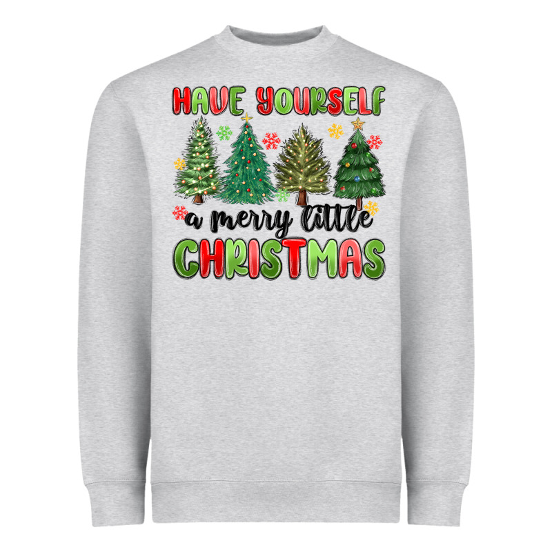 Have Yourself A Merry Little Christmas Heavyweight Sweatshirt by MaliasSmallBusiness | Teevron