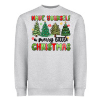 Heather Grey have yourself a merry little christmas Heavyweight Sweatshirt - MaliasSmallBusiness