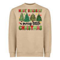 Mushroom have yourself a merry little christmas Heavyweight Sweatshirt - MaliasSmallBusiness