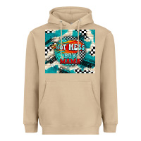Mushroom hot mess boy mama with fire Heavyweight Hoodie - TumblerDesignByShophia