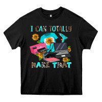 Black i can totally make that Heavy Core Tee - AdoDesignShop