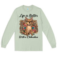 Matcha life is better with a chihuahua Long Sleeve Tee - JahusDesignShop