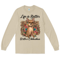 Mushroom life is better with a chihuahua Long Sleeve Tee - JahusDesignShop