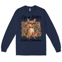 Navy life is better with a chihuahua Long Sleeve Tee - JahusDesignShop