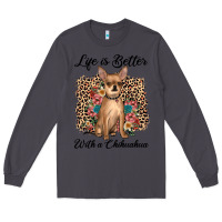 Smoke life is better with a chihuahua Long Sleeve Tee - JahusDesignShop