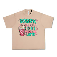Burro sorry my iced coffee made me latte Urban Heavy Tee - MaliasSmallBusiness