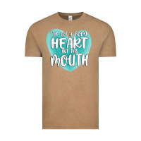 Vintage Coffee i have got a good heart but this mouth Vintage Tee - MaliasSmallBusiness