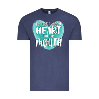 Vintage Denim i have got a good heart but this mouth Vintage Tee - MaliasSmallBusiness