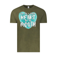 I Have Got A Good Heart But This Mouth Vintage Tee | Teevron