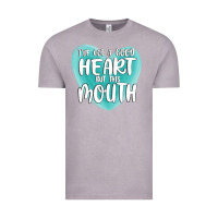 Vintage Zinc i have got a good heart but this mouth Vintage Tee - MaliasSmallBusiness