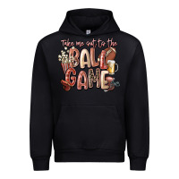 Black take me out to the ball game Urban Hoodie - FaDigitalArtStudio