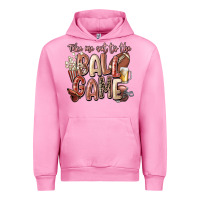 Fuchsia Pink take me out to the ball game Urban Hoodie - FaDigitalArtStudio