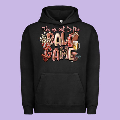 Take Me Out To The Ball Game Urban Hoodie Designed By Fadigitalartstudio
