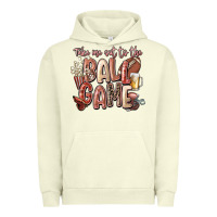 Pigment Pistachio take me out to the ball game Urban Hoodie - FaDigitalArtStudio