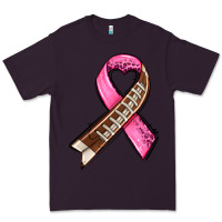 Plum breast cancer sport ribbons Premium Tee - AdoDesignShop