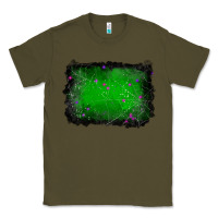 Army Green halloween background Classic Tee - RanaPortraitStore