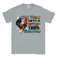 Heather Grey live today like fried tomorrow Classic Tee - JahusDesignShop