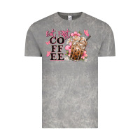 Cloud Rock but first coffee floral Vintage Tee - JahusDesignShop