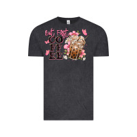 Vintage Black but first coffee floral Vintage Tee - JahusDesignShop