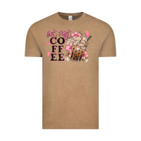 Vintage Coffee but first coffee floral Vintage Tee - JahusDesignShop