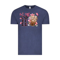 Vintage Denim but first coffee floral Vintage Tee - JahusDesignShop