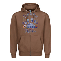 Chestnut Christmas Pajamas Zipper Hoodie - Bettercallsaul