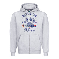 Heather Grey Christmas Pajamas Zipper Hoodie - Bettercallsaul