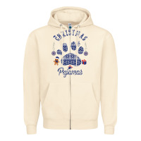 Sandshell Christmas Pajamas Zipper Hoodie - Bettercallsaul