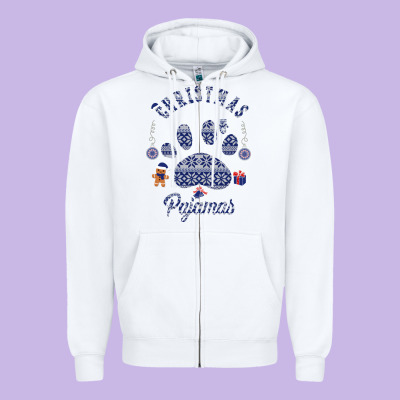 Christmas Pajamas Zipper Hoodie Designed By Bettercallsaul