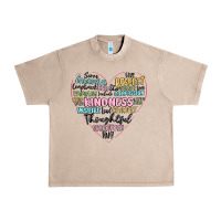 French Oak kindness heart Urban Heavy Tee - MaliasSmallBusiness