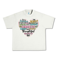 Pistachio kindness heart Urban Heavy Tee - MaliasSmallBusiness