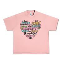 Salmon kindness heart Urban Heavy Tee - MaliasSmallBusiness