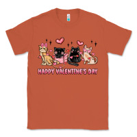 Copper happy valentines day cats Classic Tee - MaliasSmallBusiness