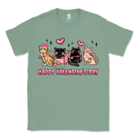 Sage happy valentines day cats Classic Tee - MaliasSmallBusiness