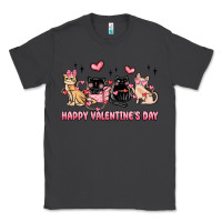 Smoke happy valentines day cats Classic Tee - MaliasSmallBusiness