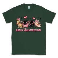 Sports Green happy valentines day cats Classic Tee - MaliasSmallBusiness