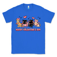 True Royal happy valentines day cats Classic Tee - MaliasSmallBusiness