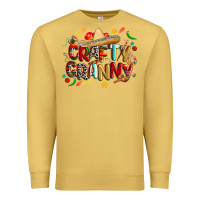 Antique Gold Cinco de mayo crafty granny Premium Sweatshirt - CowGirlArtShop