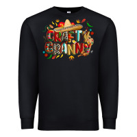 Black Cinco de mayo crafty granny Premium Sweatshirt - CowGirlArtShop