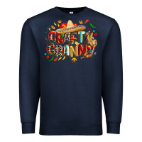 Navy Cinco de mayo crafty granny Premium Sweatshirt - CowGirlArtShop