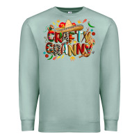 Seafoam Cinco de mayo crafty granny Premium Sweatshirt - CowGirlArtShop