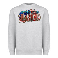 Heather Grey American babe Heavyweight Sweatshirt - NancyCooperArtShop