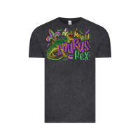 Vintage Black mardi saurus rex mardi gras Vintage Tee - MaliasSmallBusiness